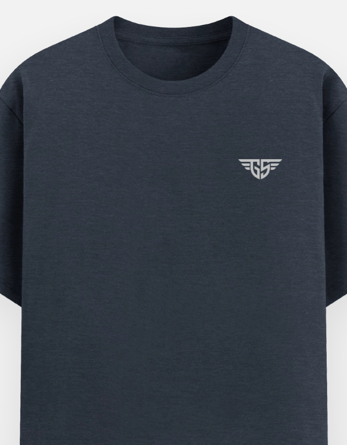 silver logo branded t shirt