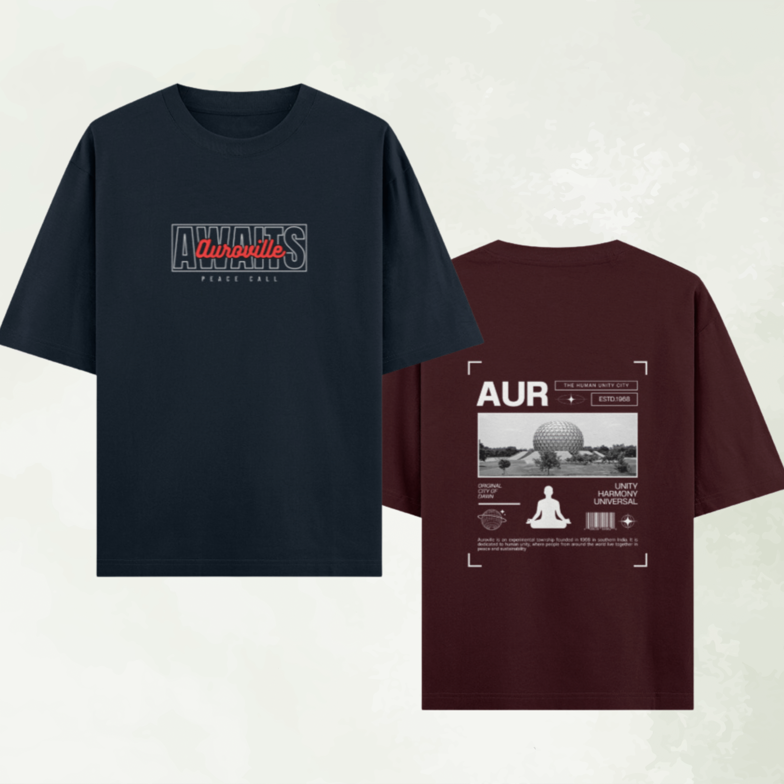 auroville edition oversized tee